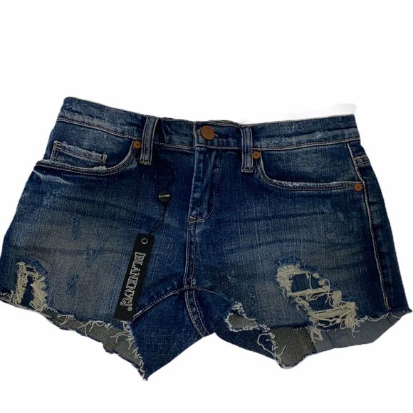 Blank NYC Pants - BlankNYC 25 The Astor Distressed Shorts
